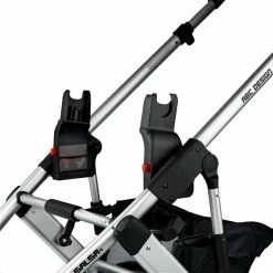 ABC Design Samba 2in1 Kinderwagen Bundle Berry Pure Mit Autositz, Wickeltasche, Fußsack Und Adapter -Kinderwagen adapter maxi cosi black 02 kinderwagen