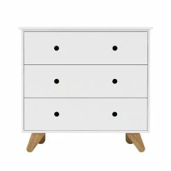 Nature Kid Ancona Kommode Weiß Drei Schubladen