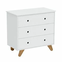 Nature Kid Ancona Kommode Weiß Drei Schubladen -Kinderwagen ancona kommode weiss 3 drawer ambiente 1500x1500 3 gr
