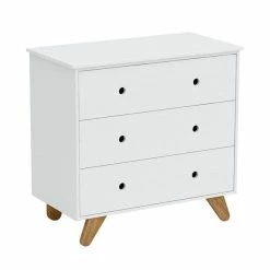 Nature Kid Finn / Tipi Kinderzimmer Weiß/natur Fünfteilig Mit Spielbett 12 Nature Kid Finn / Tipi Kinderzimmer Weiß/natur Fünfteilig Mit Spielbett -Kinderwagen ancona kommode weiss 3 drawer ambiente 1500x1500 3 gr 1