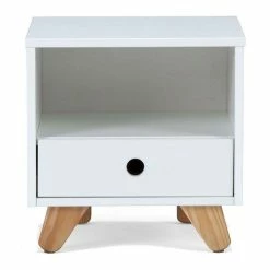 Nature Kid Finn / Tipi Kinderzimmer Weiß/natur 5-teilig Mit Kojenbett -Kinderwagen ancona nachtkommode e 5