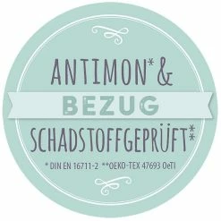 Träumeland Schlafsack Liebmich Tropfen Ozeanblau -Kinderwagen antimon schadstoffgeprueft 22