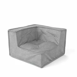 Nature Kid Kindersitzecke In Grau Mit Anti-rutsch Unterboden