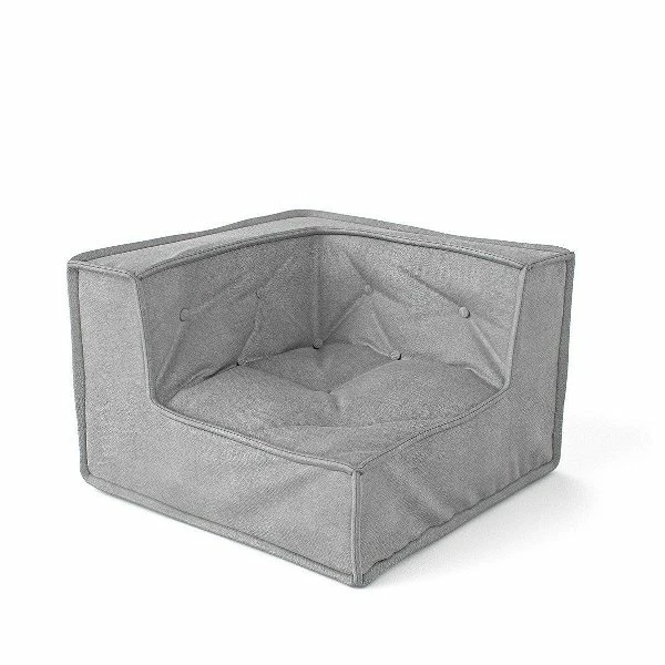 Nature Kid Kindersitzecke In Grau Mit Anti-rutsch Unterboden 1 Nature Kid Kindersitzecke In Grau Mit Anti-rutsch Unterboden