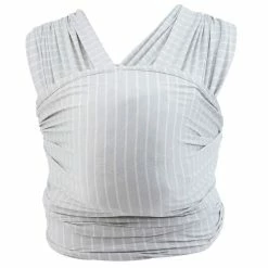 Ergobaby Aura Wrap Tragetuch Grey Stripes