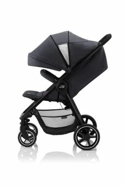 Britax Römer B-AGILE M Black Shadow Buggy -Kinderwagen b agile m blackshadow 01 backrestdown 2019