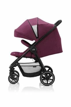 Britax Römer B-AGILE M Elephant Cherry Wine -Kinderwagen b agile m cherrywine 01 layflat 2019