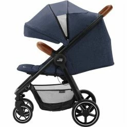 Britax B-Agile R Buggy Navy Ink/Brown -Kinderwagen b agile r navyink brownhandle 01 layflat 2019 1