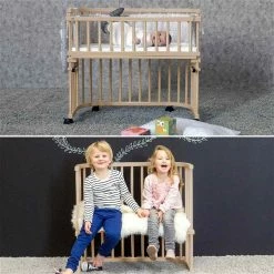 Babybay Boxspring Comfort Plus Beistellbett Natur Lackiert Extra Belüftet -Kinderwagen babybay boxspring comfort plus beistellbett natur lackiert 196111 004