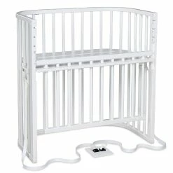 Babybay Boxspring Comfort Plus Beistellbett Weiß Lackiert Extra Belüftet