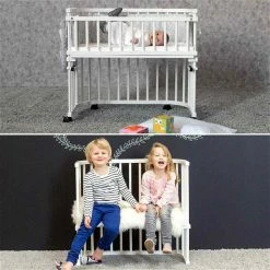 Babybay Boxspring Comfort Plus Beistellbett Weiß Lackiert Extra Belüftet -Kinderwagen babybay boxspring comfort plus beistellbett weiss lackiert 196112 004