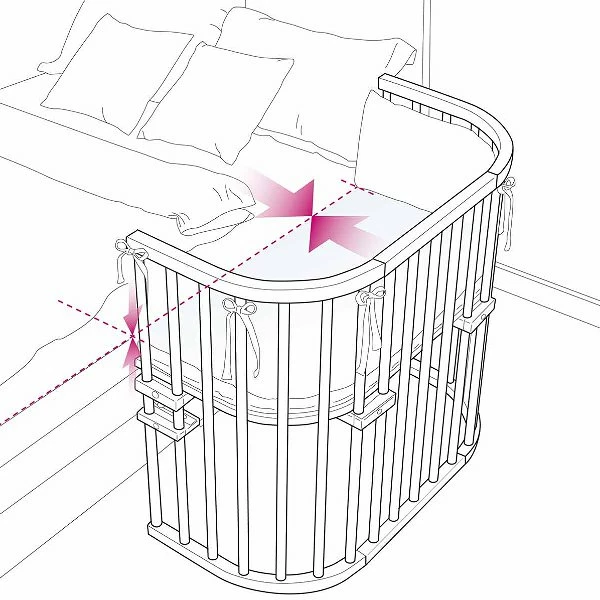 Babybay Boxspring Comfort Plus Beistellbett Schiefergrau Lackiert Extra Belüftet 6 Babybay Boxspring Comfort Plus Beistellbett Schiefergrau Lackiert Extra Belüftet – Bild 6