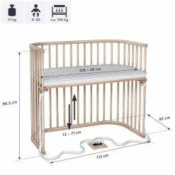 Babybay Boxspring XXL Beistellbett Natur Lackiert 10 Babybay Boxspring XXL Beistellbett Natur Lackiert -Kinderwagen babybay boxspring xxl beistellbett natur lackiert 168101 006