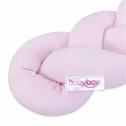 Babybay Nestchenschlange Geflochten Für Kinderbetten Rosé -Kinderwagen babybay kinderbett nestchenschlange geflochten ros 501974 003