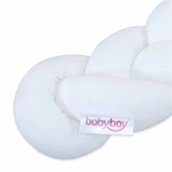 Babybay Nestchenschlange Geflochten Für Kinderbetten Weiß -Kinderwagen babybay kinderbett nestchenschlange geflochten weiss 501972 003