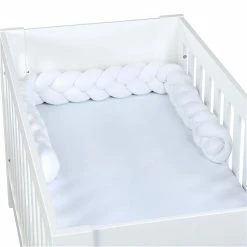 Babybay Nestchenschlange Geflochten Für Kinderbetten Weiß -Kinderwagen babybay kinderbett nestchenschlange geflochten weiss 501972 004