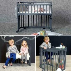 Babybay Maxi Comfort Plus Beistellbett Schiefergrau Lackiert Extra Belüftet -Kinderwagen babybay maxi comfort plus beistellbett schiefergrau lackiert 190117 004