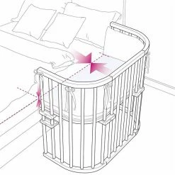 Babybay Maxi Comfort Plus Beistellbett Schiefergrau Lackiert Extra Belüftet -Kinderwagen babybay maxi comfort plus beistellbett weiss lackiert 190112 011 1 1