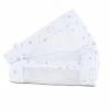 Babybay Nestchen Mesh-Piqué Für Maxi, Boxspring Und Comfort Weiß, Mit Sternemix Sand/azurblau
