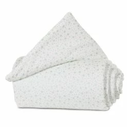 Babybay Nestchen Organic Cotton Für Original Weiß, Mit Glitzersternen Mint