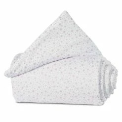 Babybay Nestchen Organic Cotton Für Original Weiß, Mit Glitzersternen Rosé