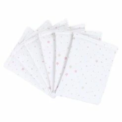 Babybay Nestchen Ultrafresh Piqué Für Original Weiß, Mit Sternemix Sand/beere