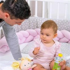 Babybay Nestchenschlange Geflochten Rosé -Kinderwagen babybay nestchenschlange geflochten aqua 500975 005 1 1 1 1