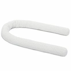 Babybay Nestchenschlange Organic Cotton Weiß, Mit Glitzersternen Mint