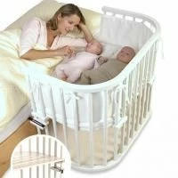Babybay Maxi Beistellbett Weiß Lackiert Stillbett - Zum Aktionspreis
