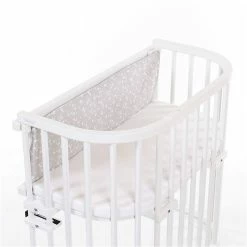 Babybay Boxspring Beistellbett Schiefergrau Stillbett - Zum Aktionspreis -Kinderwagen babybay gitterschutz stimmungsbild 001 24