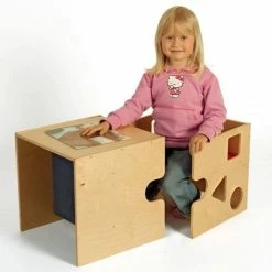 Babybay Tobi Babycube Spiel- Und Sitzwürfel Natur Vielseitiges Möbelstück Zum Aktionspreis
