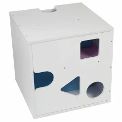 Babybay Tobi Babycube Spiel- Und Sitzwürfel Weiß Vielseitiges Möbelstück Zum Aktionspreis -Kinderwagen babycube weiss 2 2
