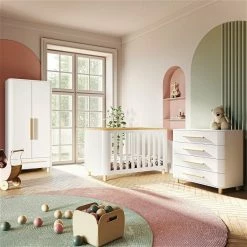 Nature Kid Babyzimmer Set Milan 2-türig 3-teilig
