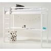 Hoppekids Hochbett ECO Dream 90x200 Cm Mit Gerader Leiter & Tischplatte | Teilbar