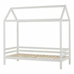Hoppekids Hausbett ECO Dream 90x200cm Weiß - Viel Zubehör Wählbar