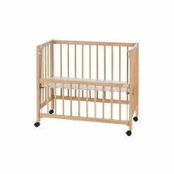 TiSsi Beistellbett Aus Massiv Buche Natur Liegefläche 40 X 90 Cm Inklusive Verschlussgitter -Kinderwagen beistellbett tissi natur 4 1