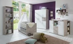 Arthur Berndt Bente Kinderzimmer 3-teilig Eiche Sand Dekor Mit Weiß