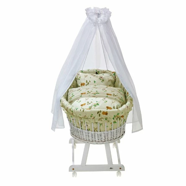 Alvi Birthe Stubenwagen Weiß Komplettset BIO Matratze, Himmelstange Und Garnitur Koalas World 1 Alvi Birthe Stubenwagen Weiß Komplettset BIO Matratze, Himmelstange Und Garnitur Koalas World