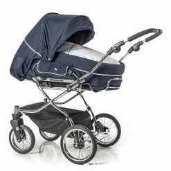 HESBA Calido Kinderwagen Außen 517 Innen 119 Schwenkbare Vorderräder SW-SL 2/25