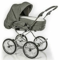 HESBA Calido Kinderwagen Außen 703 Innen 173 Räder Schwarz 30 Cm