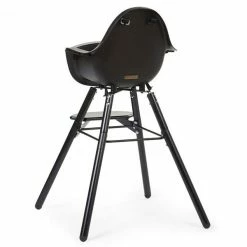 Childhome Evolu 2 Hochstuhl 2 In 1 Schwarz Inkl. 5-Punkt-Gurt Und Sicherheitsbügel -Kinderwagen chevochbl 17616 1