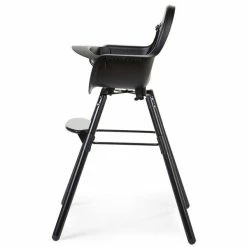 Childhome Evolu 2 Hochstuhl 2 In 1 Schwarz Inkl. 5-Punkt-Gurt Und Sicherheitsbügel -Kinderwagen chevochbl 17620 1