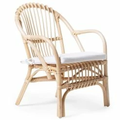 Childhome Montana Kinderstuhl + Kissen Natur Für Kinder