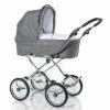 HESBA ClassicA Kinderwagen Außen 785 Innen 109 Räder Schwarz 25 Cm
