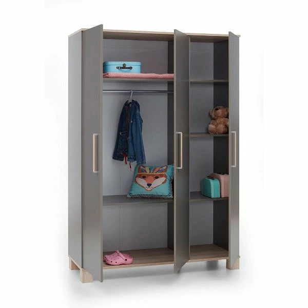 Arthur Berndt Cloe Kinderzimmer 3-teilig Lava Matt Und Eiche Sägerau Dekor 4 Arthur Berndt Cloe Kinderzimmer 3-teilig Lava Matt Und Eiche Sägerau Dekor – Bild 4