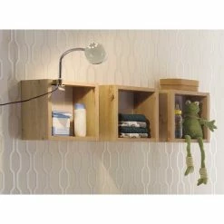 MÄUSBACHER Mäusbacher Cordula Hängeregal 3er-Set Asteiche Dekor