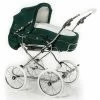 HESBA Corrado Kinderwagen Außen 603 Innen 173 Räder Weiß 30 Cm, Ledergriff Weiß