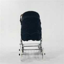 HESBA Condor Coupe Kinderwagen Außen 503 Innen 173 Räder Weiß 25 Cm, Ledergriff Hellbraun -Kinderwagen cro9328