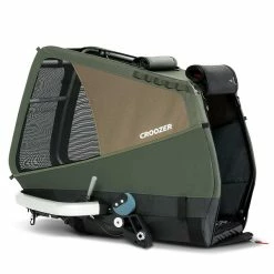 Croozer Dog Enna Moss Green Fahrradanhänger Für Mittelgroße Hunde Geeignet -Kinderwagen croozer dog enna moss green 2022 box side