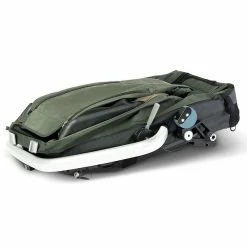 Croozer Dog Enna Moss Green Fahrradanhänger Für Mittelgroße Hunde Geeignet -Kinderwagen croozer dog enna moss green 2022 folded